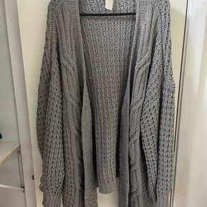 Women’s Gray oversized boutique sweater